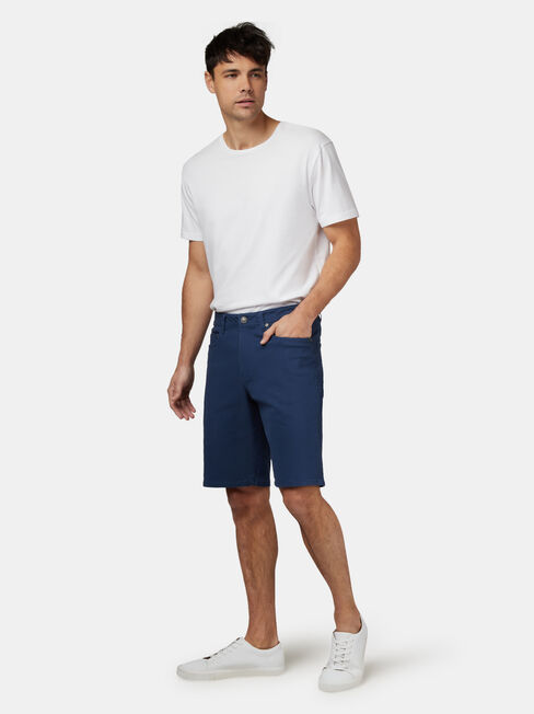 Milton 5 Pocket Short, Blue, hi-res