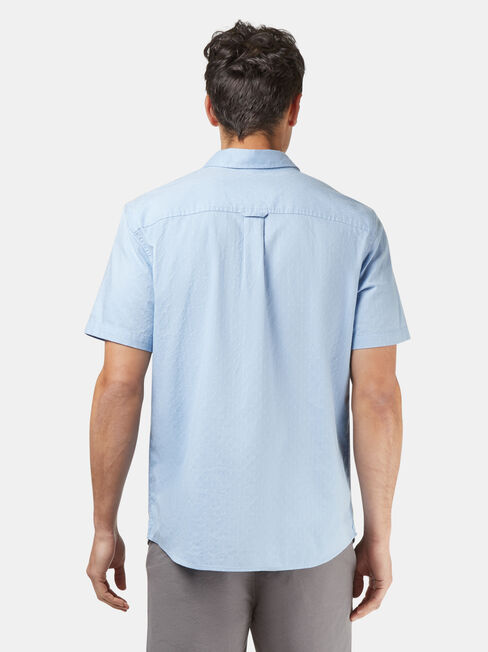 Kennedy Short Sleeve Shirt, Light Indigo, hi-res
