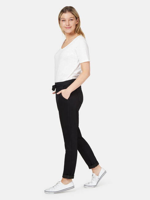 Amy Luxe Jogger, Black, hi-res