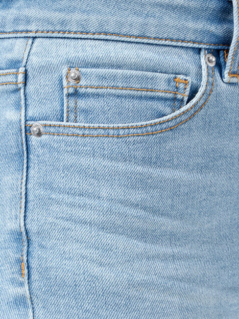 Joni Slim Raw Edge Jean, Light Indigo, hi-res