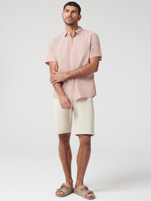 Wolf Textured Short Sleeve Shirt