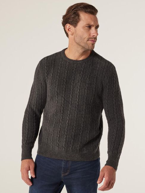 LS Archie Cable Crew Knit