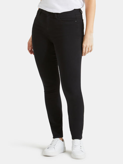 Curve Embracer Skinny Jeans Black Night, Black, hi-res