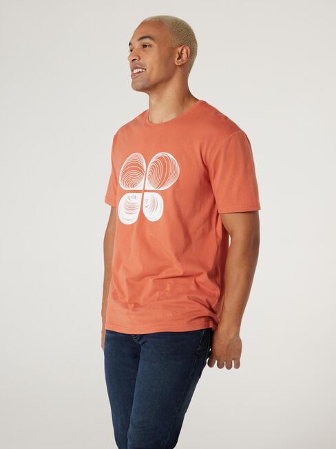 SS Ostin Print Crew Tee