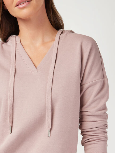 Emilia Hooded Sweat, Purple, hi-res