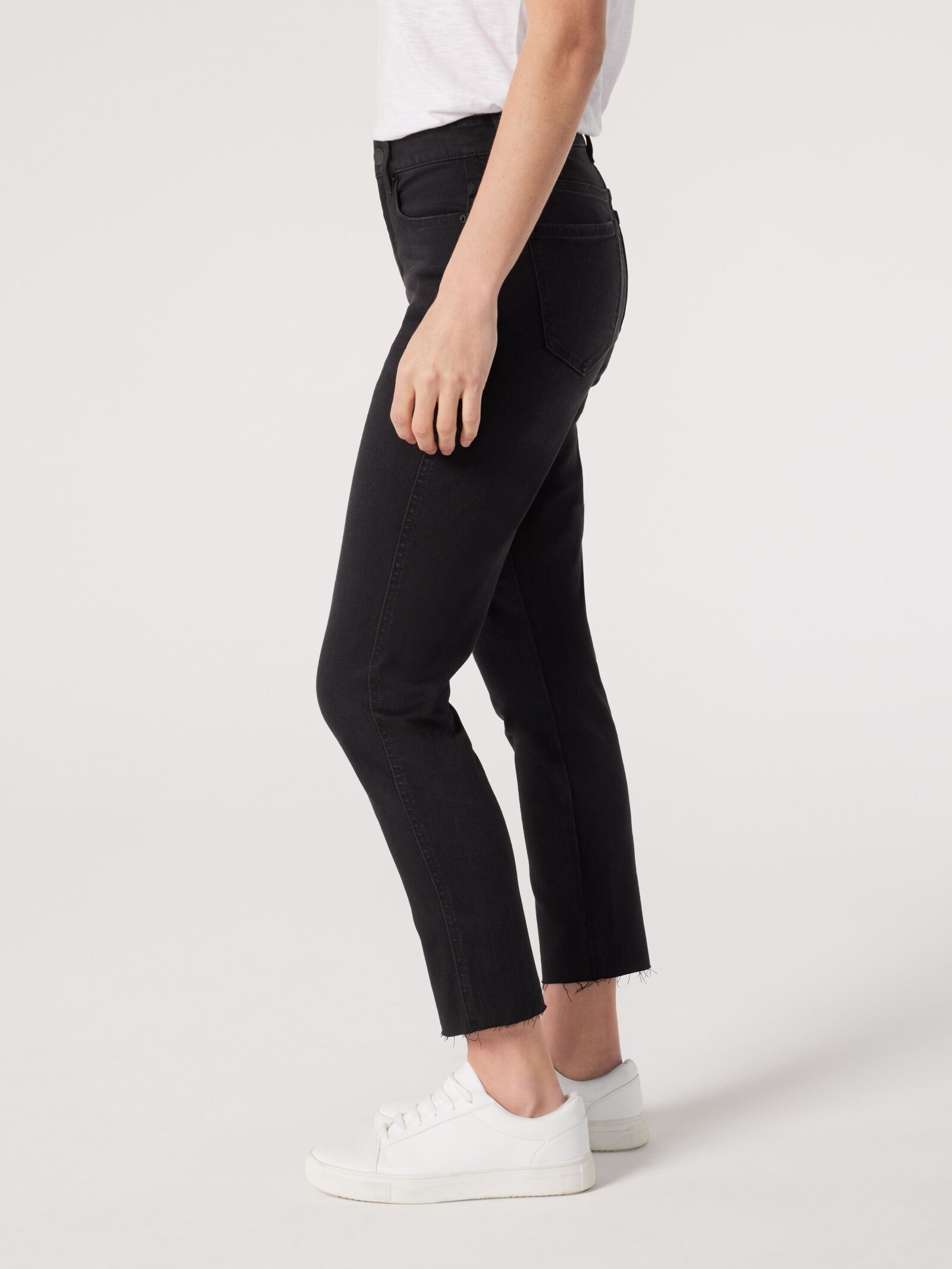 Izzy high rise cropped jeans top