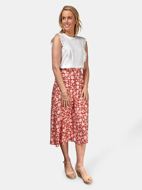 Alice Midi Skirt, Multi, hi-res