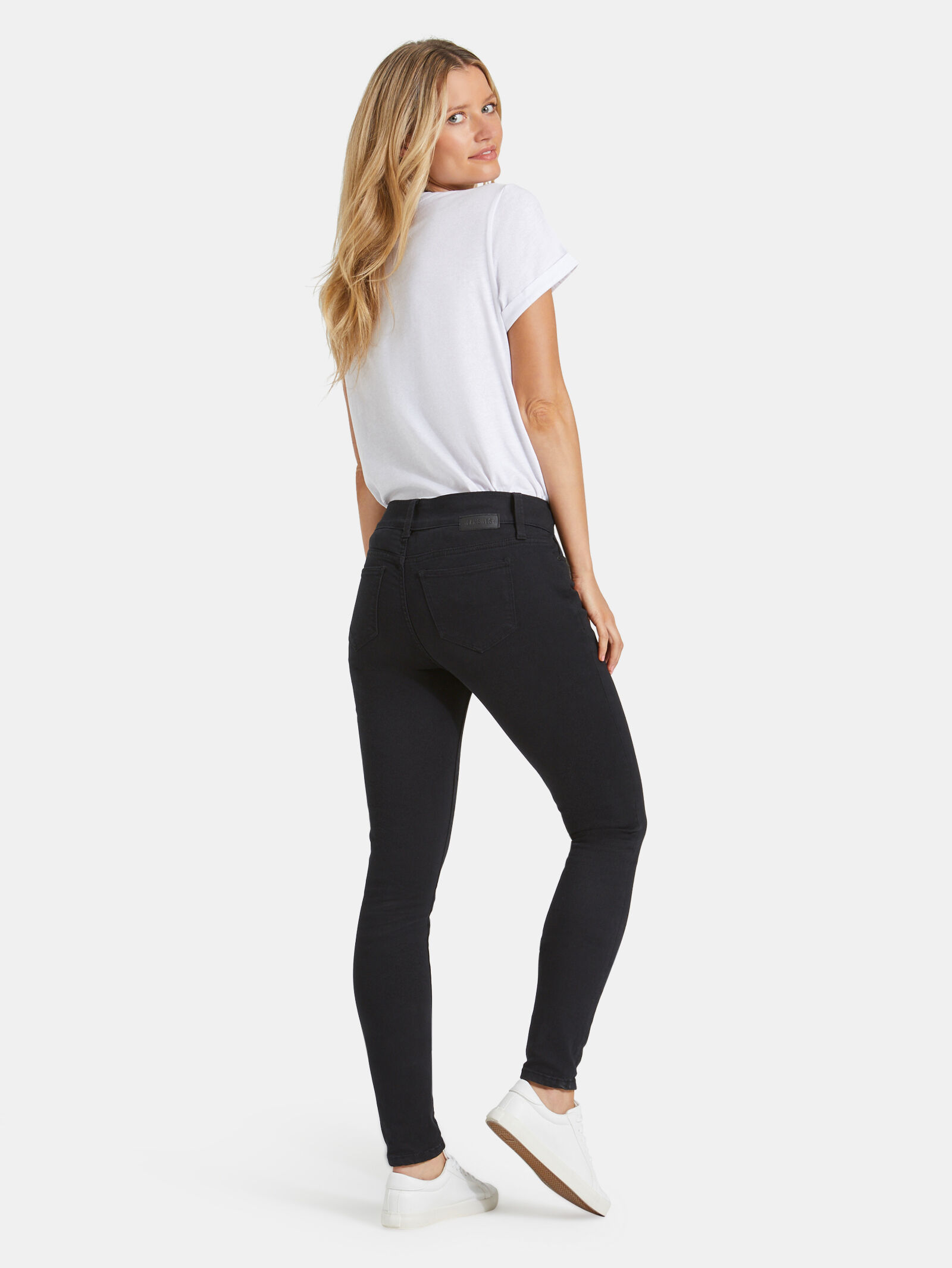 Shaping Skinny High Jeans - Black/No fade black - Ladies | H&M US