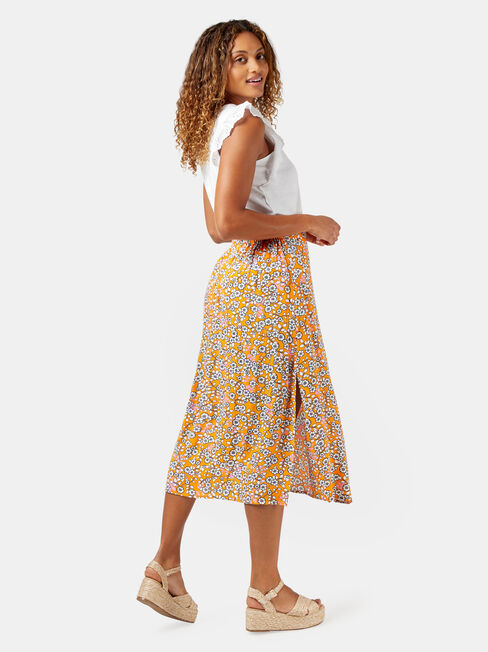 Hallie Skirt, Orange, hi-res