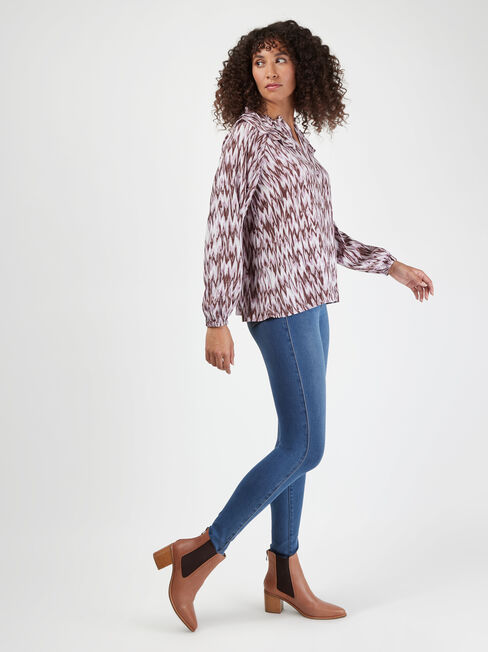Amira Frill Top, Purple, hi-res