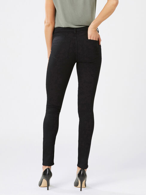 Butt Lifter Skinny Absolute Black, Black, hi-res