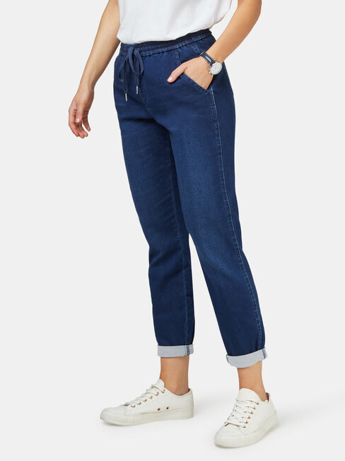 Amy Luxe Lounge Jogger Dark Indigo, Dark Indigo, hi-res
