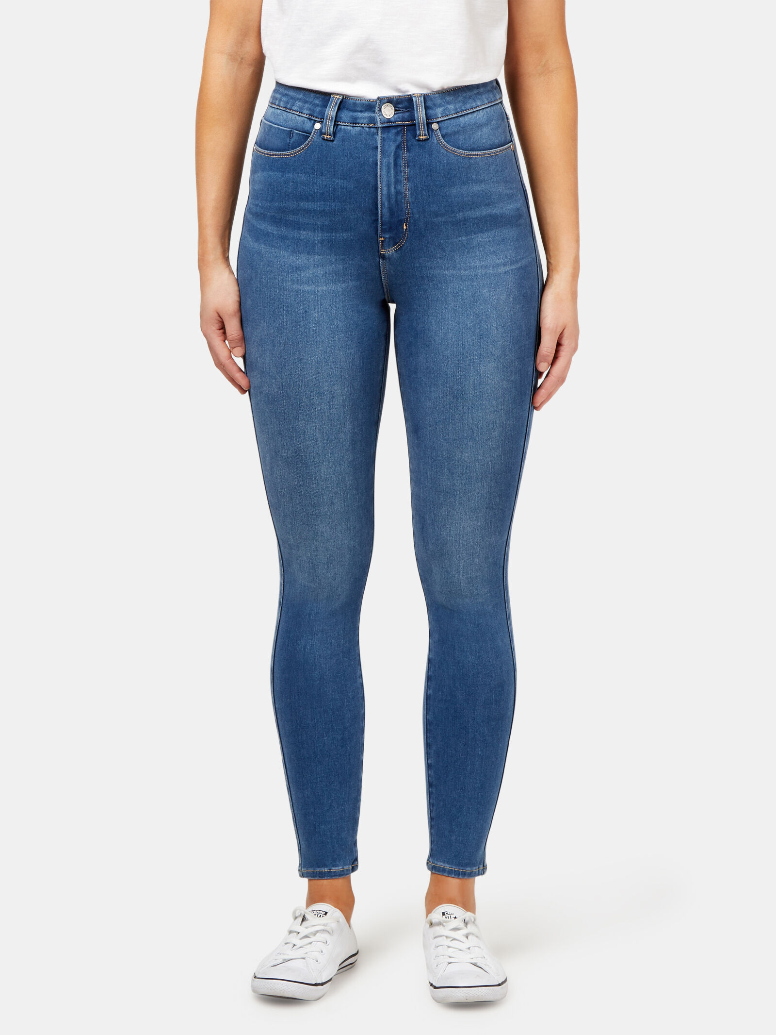 High rise true skinny ankle jeans in 360 stretch online