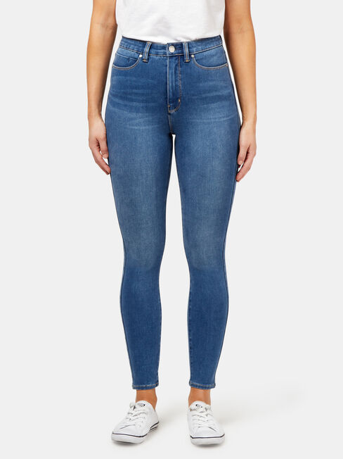 Freeform 360 Contour High Waisted Skinny 7/8 Jeans True Blue, Mid Indigo, hi-res