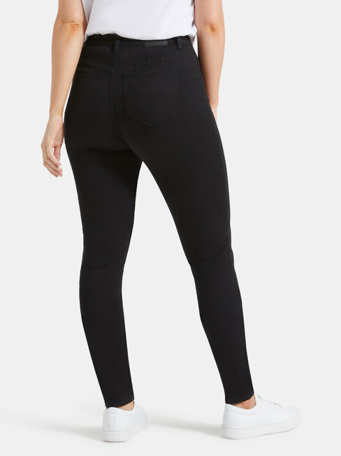 Curve Butt Lifter Skinny Jeans, Black, hi-res