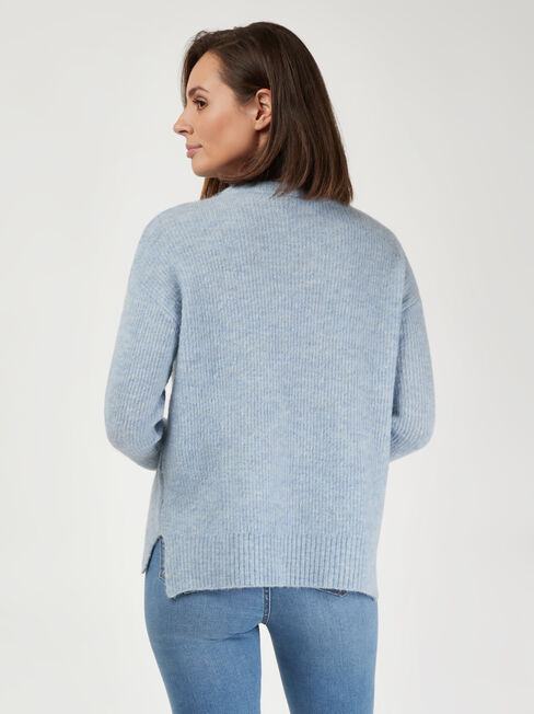 Blake Rib Knit, Blue, hi-res
