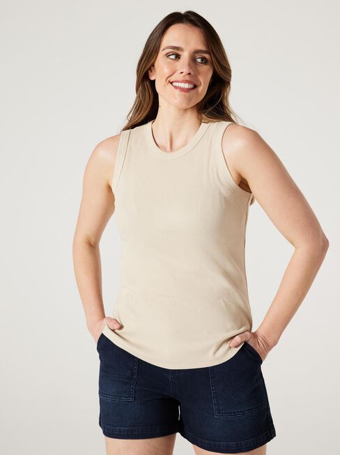 Rib Essential Tank, Neutral, hi-res