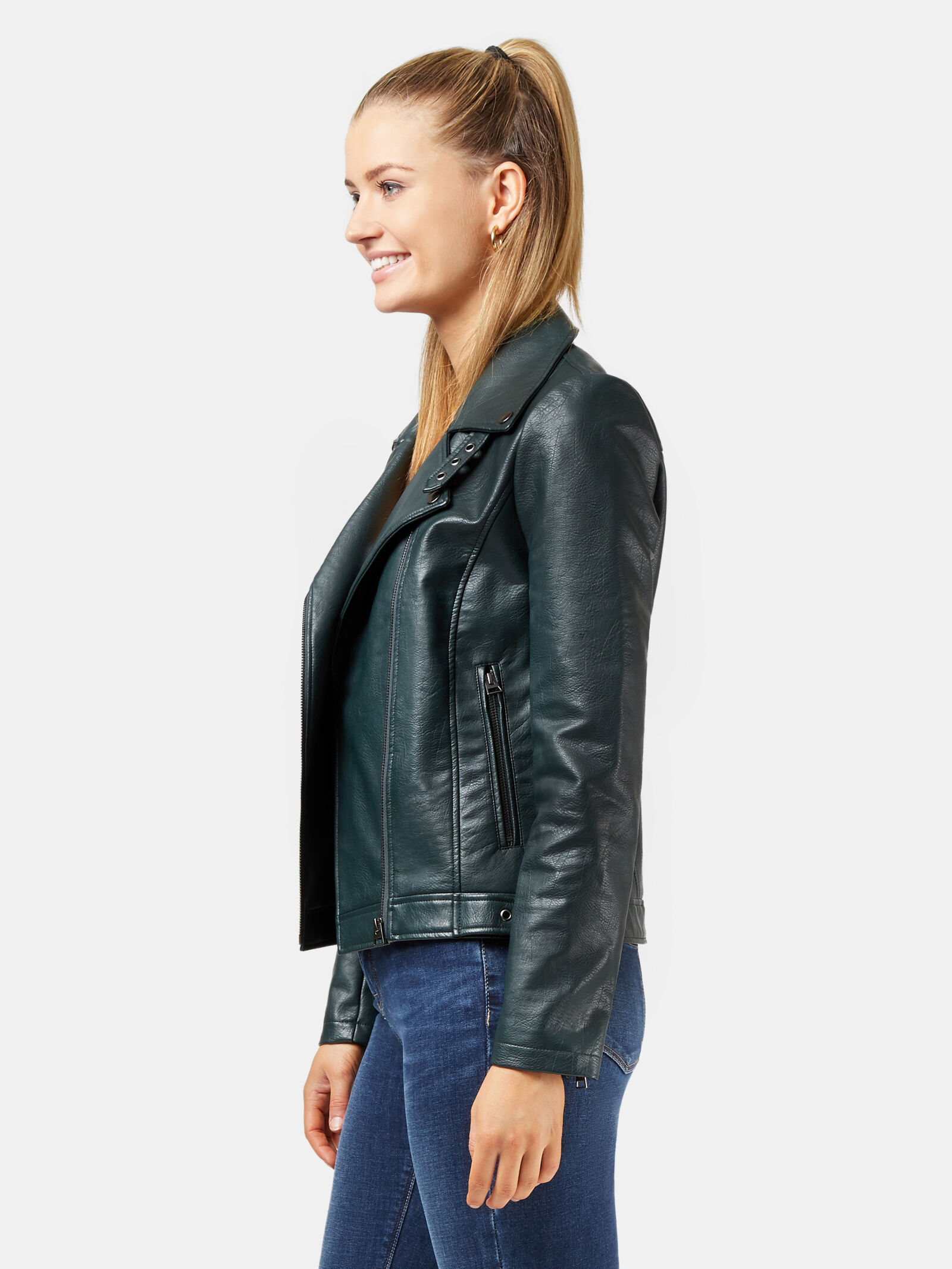 Jeans west leather jacket sale