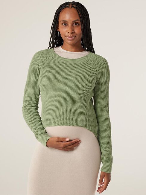 Michelle Side Zip Maternity Pullover