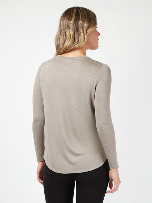 Maddie Soft Touch Curve Hem Pullover, LightWash, hi-res