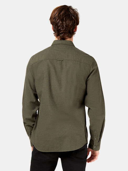 Oliver Long Sleeve Shirt, Green, hi-res