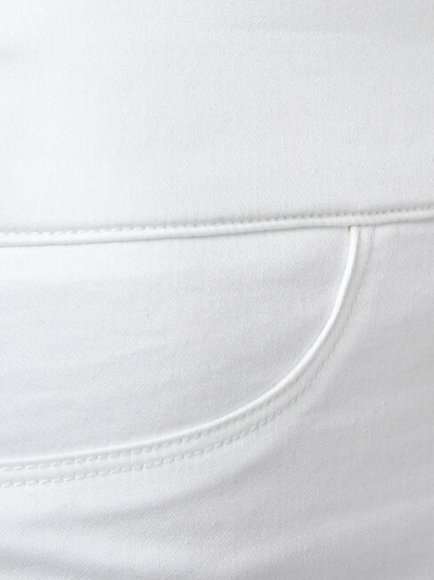 Tummy Trimmer Luxe Lounge Skinny Jeans White, White, hi-res
