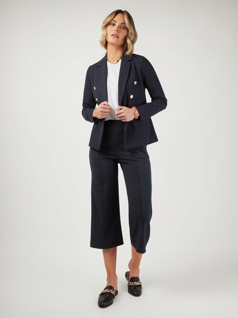 Terri Twill Crop Wide Leg Pant, Blue, hi-res