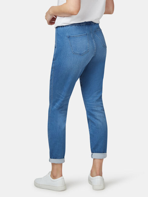 Amy Luxe Lounge Jogger Light Indigo, Mid Indigo, hi-res