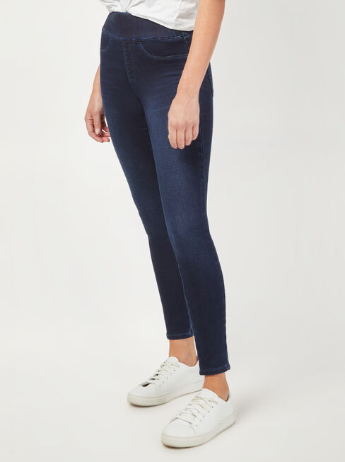 Tessa J-Luxe Skinny Jeans Dark Indigo, Dark Indigo, hi-res
