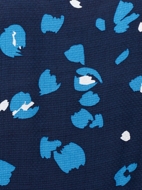 Saffi Petal Sleeve Blouse, Blue, hi-res