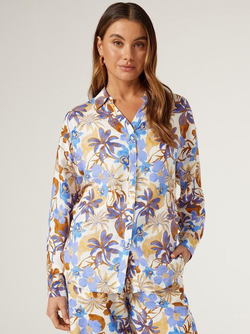 Ember Relaxed Shirt, Print, hi-res