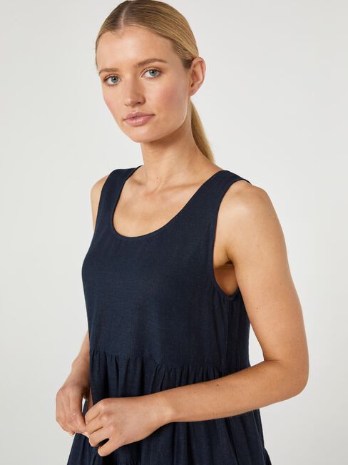 Georgia Dress, Blue, hi-res
