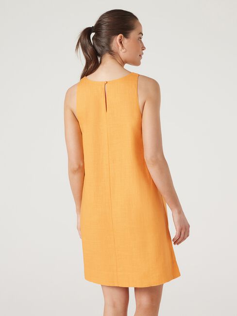 Sophie Shift Dress, Orange, hi-res