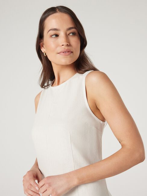 Ulla Slip Dress, Sand, hi-res