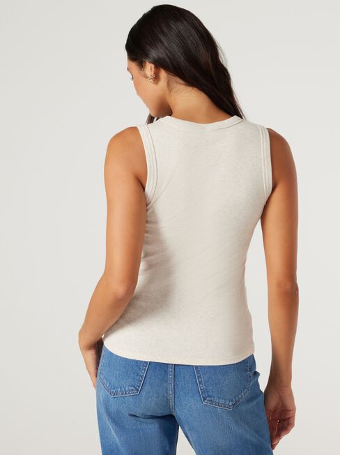 Classic Rib Tank, Oatmeal, hi-res