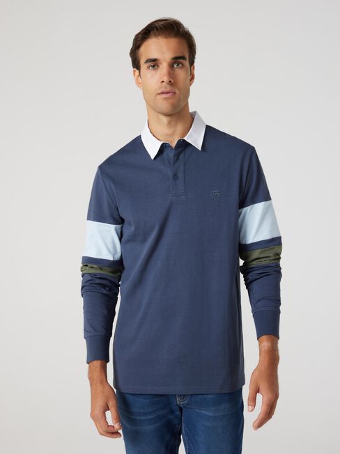 LS Jeremy Rugby Polo | Jeanswest