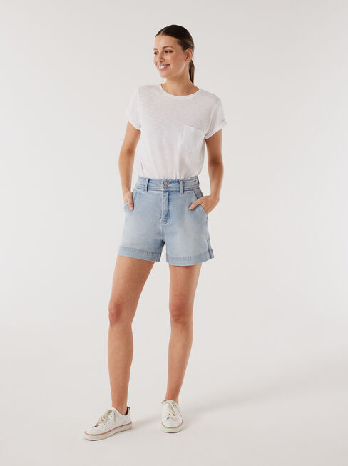 Georgia Tummy Trimmer Denim Short