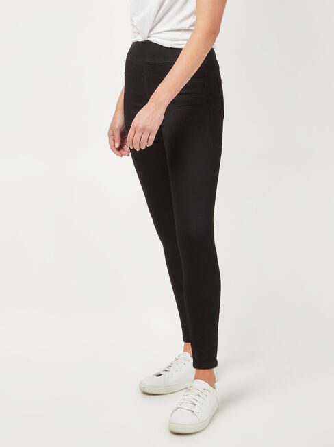 Tessa Luxe Skinny Jeans Black, Black, hi-res