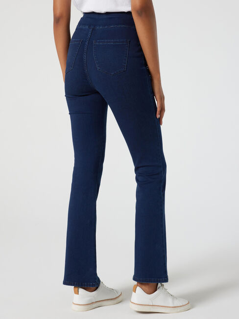 Tessa Luxe Flare Jeans, Dark Indigo, hi-res