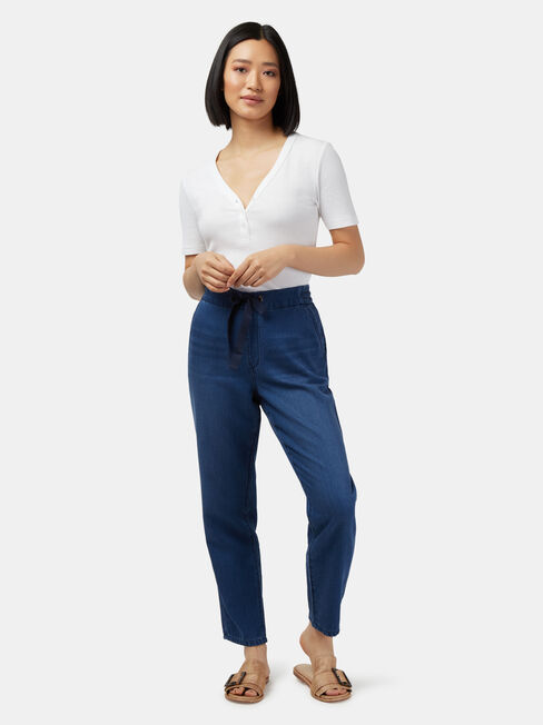 Denim Joggers, Vintage Wash, hi-res