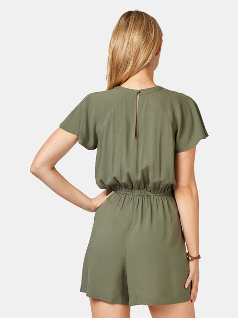 Casey Playsuit, Green, hi-res