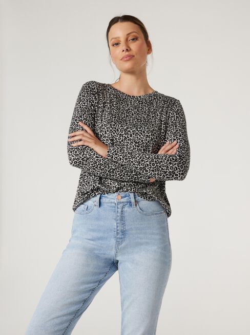 Sophie Soft Touch Curve Hem Pullover