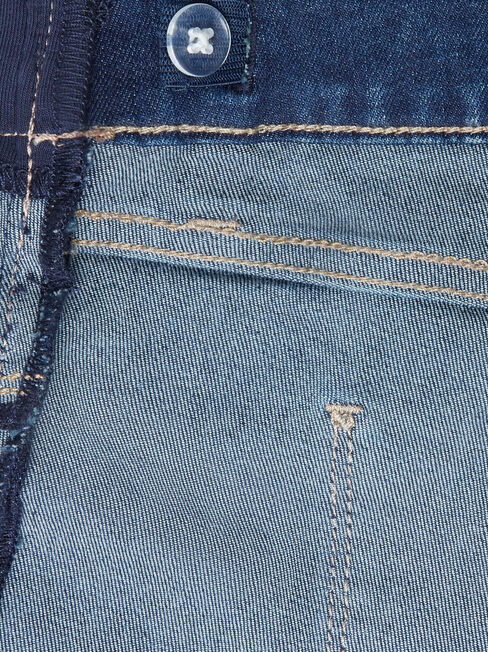 Maternity Bermuda Short, Blue, hi-res