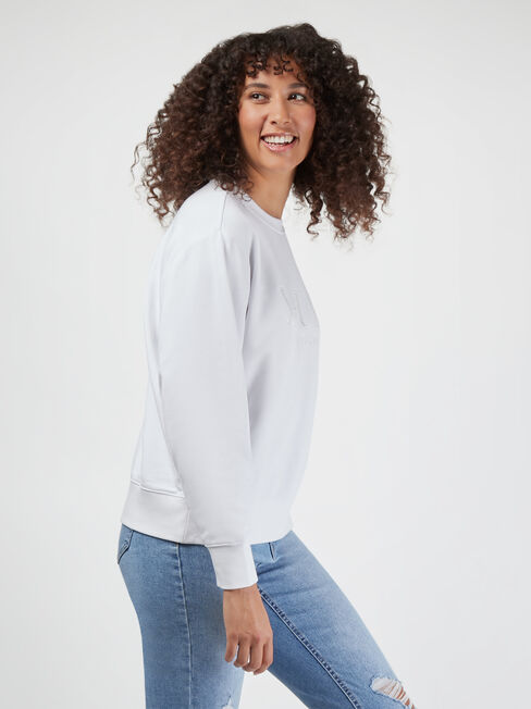 J-Luxe Sweat, White, hi-res