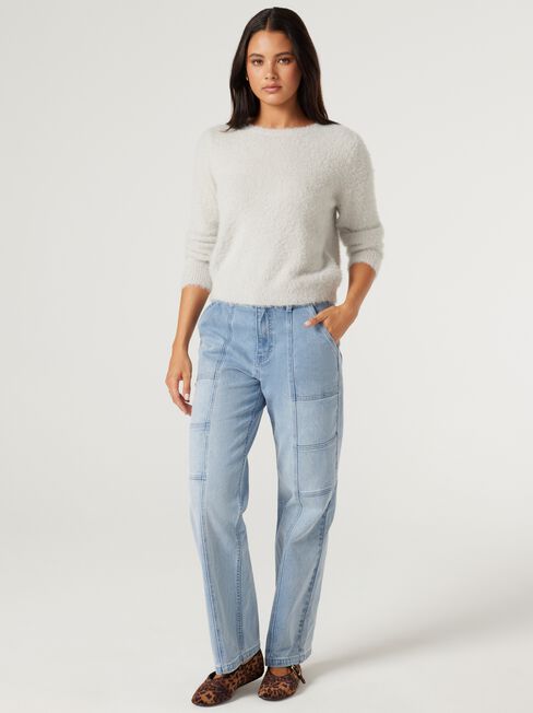 Elsa Crew Popover, Grey, hi-res