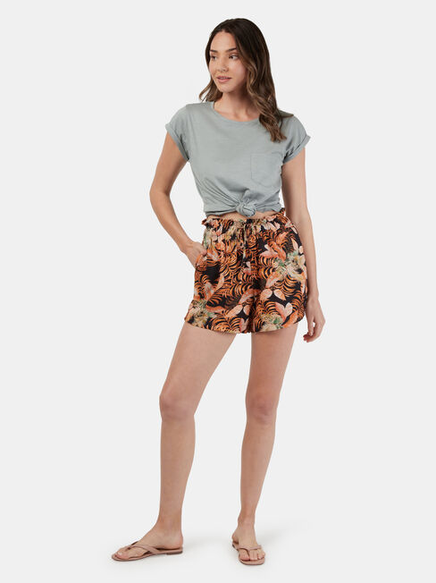 Joanna Core Linen Blend Short, Floral, hi-res