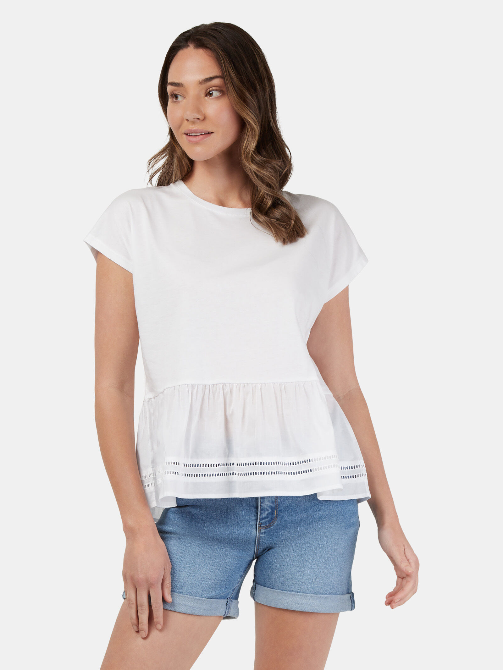 Peplum tees on sale