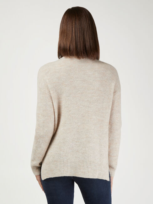 Blake Rib Knit, Oatmeal, hi-res