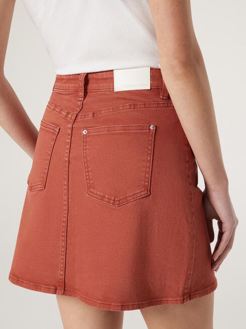 Aline Skirt, Red, hi-res