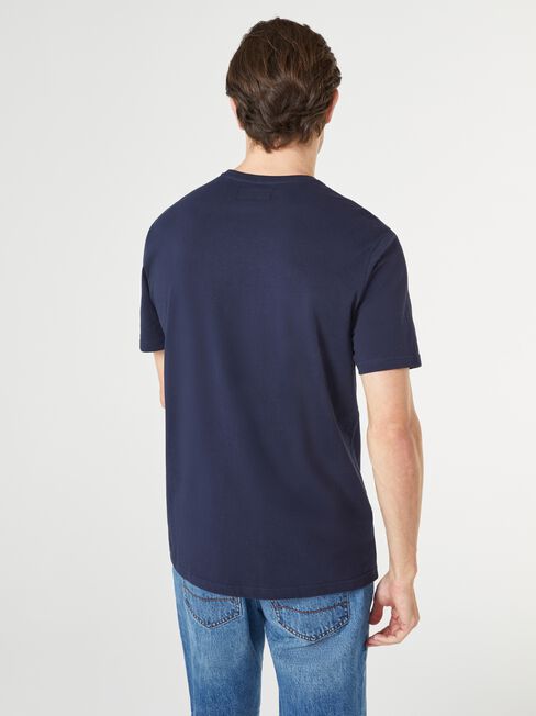 SS Thomas Print Crew Tee, Blue, hi-res
